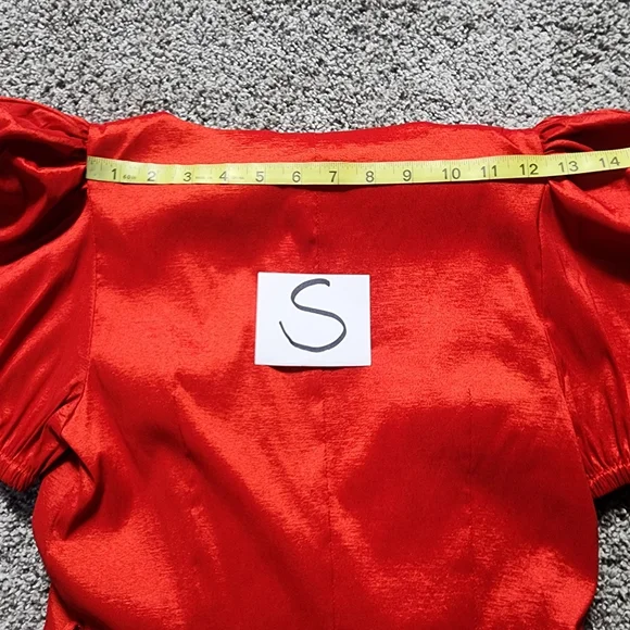 NEW Lovers + Friends Red "Ella" Mini Wrap Dress - Picture 13 of 16